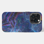 Etui iPhone 13 Pro Nebula fractale Abstraite et morphe géométrique (Verso Horizontal)