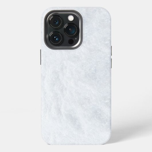 Etui iPhone 13 Pro Neige Blanche d'Hiver (Dos)