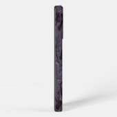 Etui iPhone 13 Pro Noir et violet ondulé (Côté droit)