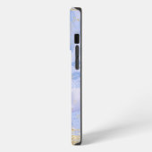 Etui iPhone 13 Pro Nom de script de feuillage de bijou de paillettes (Côté gauche)