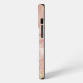 Etui iPhone 13 Pro Nom de script de feuillage de bijou scintillant ro (Côté gauche)