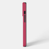Etui iPhone 13 Pro Nom du monogramme magenta tendance (Côté gauche)