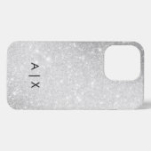 Etui iPhone 13 Pro Nom simple de couple monogrammé (Verso Horizontal)