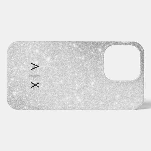 Etui iPhone 13 Pro Nom simple de couple monogrammé (Verso Horizontal)