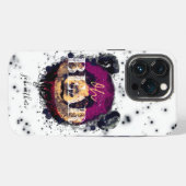 Etui iPhone 13 Pro "OH OURS" | Funny Cool Panda Monogramme (Verso Horizontal)