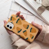Etui iPhone 13 Pro Orange de fraises d'été bio