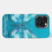 Etui iPhone 13 Pro Papillon (Verso Horizontal)
