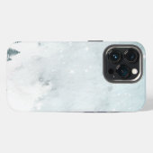 Etui iPhone 13 Pro Paysage d'hiver Aquarelle (Verso Horizontal)