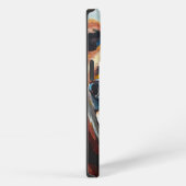 Etui iPhone 13 Pro Peinture d'ours grizzly - Art animalier (Côté droit)