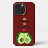 Etui iPhone 13 Pro personalised phone case, Valentine's day gift. (Verso)