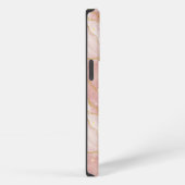 Etui iPhone 13 Pro Personalized Modern Rose Quartz Marble Gold (Côté droit)