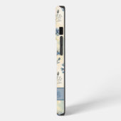 Etui iPhone 13 Pro Personalized Name Blue Wildflowers (Côté gauche)