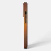 Etui iPhone 13 Pro Phénix en flammes sur bronze (Côté gauche)