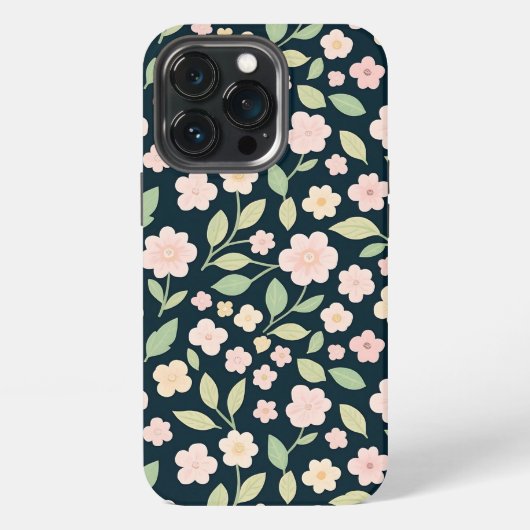 Etui iPhone 13 Pro Pink Spring Elegance (Dos)