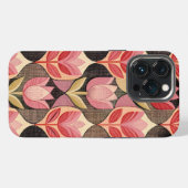 Etui iPhone 13 Pro Pink Tulips (Verso Horizontal)