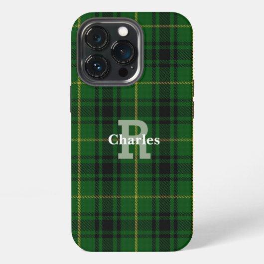 Etui iPhone 13 Pro Plaid Clan MacArthur Classique (Dos)