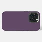 Etui iPhone 13 Pro Plum solide foncé pourpre foncé (Verso Horizontal)