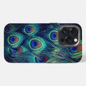 Etui iPhone 13 Pro Plumes de paon (Verso Horizontal)