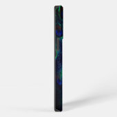 Etui iPhone 13 Pro Plumes de paon (Côté droit)