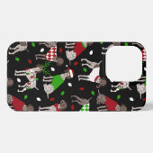 Etui iPhone 13 Pro Pointeur court allemand de Noël (Verso Horizontal)