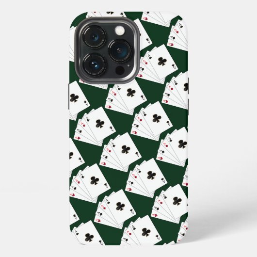 Etui iPhone 13 Pro Poker Night Aces (Dos)