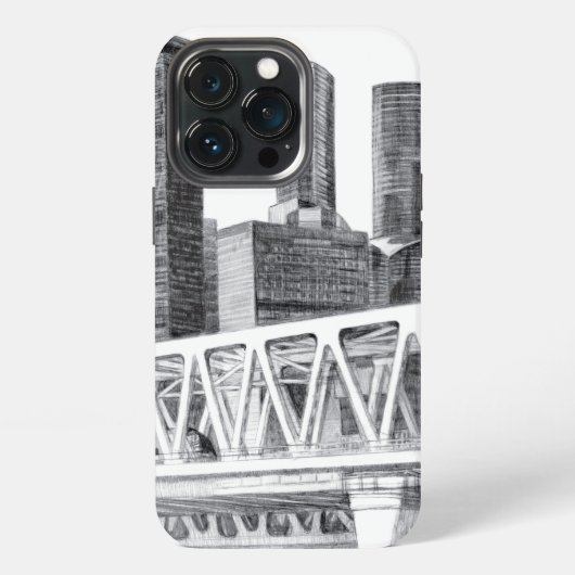 Etui iPhone 13 Pro Pont de métro (Dos)