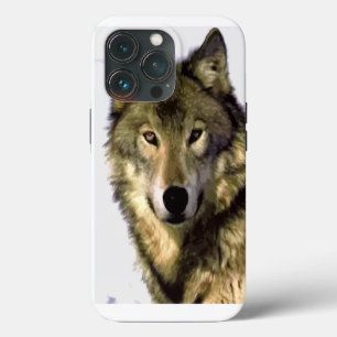 Etui iPhone 13 Pro Portrait de loup
