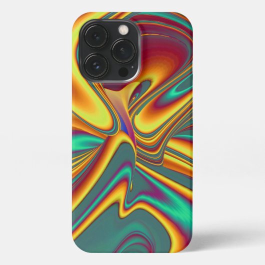 Etui iPhone 13 Pro Printemps Été Automne Fleurs Magie (Verso)