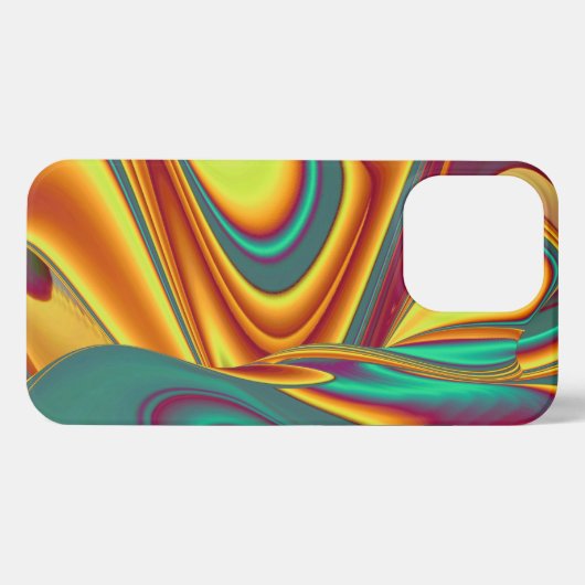 Etui iPhone 13 Pro Printemps Été Automne Fleurs Magie (Verso Horizontal)