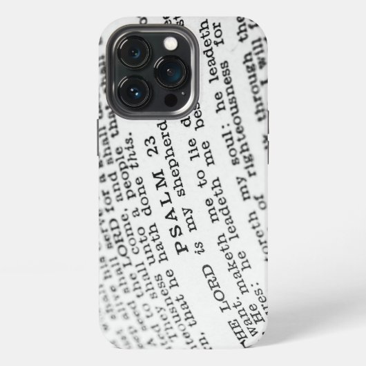 Etui iPhone 13 Pro Psaume 23 (Dos)