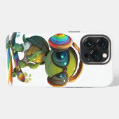 Etui iPhone 13 Pro Radical Turtle Skateboarder coque iphone (Verso Horizontal)
