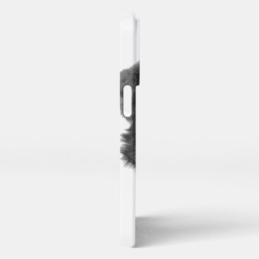 Etui iPhone 13 Pro Refined Monochrome Large Mixed Breed Canine (Côté droit)