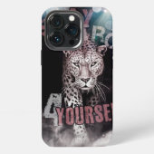 Etui iPhone 13 Pro Reste fort léopard (Dos)