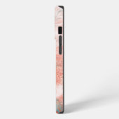 Etui iPhone 13 Pro Rose Gold Marbré (Côté gauche)