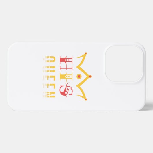 Etui iPhone 13 Pro Sa Reine (Verso Horizontal)