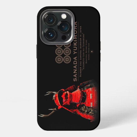 Etui iPhone 13 Pro SANADA YUKIMURA (Red ver.) (Dos)