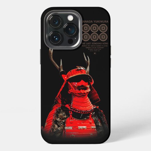 Etui iPhone 13 Pro SANADA YUKIMURA (Red ver.) (Dos)