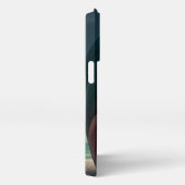 Etui iPhone 13 Pro Sculpture de requin sur la plage (Côté droit)