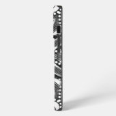 Etui iPhone 13 Pro Serpent Psychédélique Aum OM (Côté gauche)