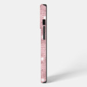 Etui iPhone 13 Pro Sparkle Luxe Rose (Côté gauche)