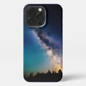 Etui iPhone 13 Pro Starry Galaxy Over Forest (Verso)