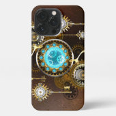 Etui iPhone 13 Pro Steampunk Rusty Background (Verso)
