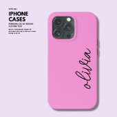 Etui iPhone 13 Pro Style moderne moderne simple violet orchidée style