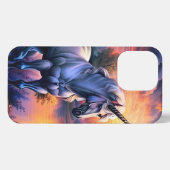 Etui iPhone 13 Pro Sunset Lake River Unicorn Seven (Verso Horizontal)