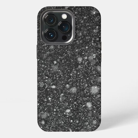 Etui iPhone 13 Pro Superposition de neige qui tombe (Dos)