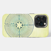 Etui iPhone 13 Pro Symbole de géométrie sacrée - Labyrinthe de Chartr (Verso Horizontal)