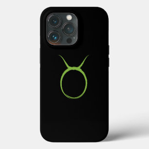Etui iPhone 13 Pro TAURUS Taureau Vert Astrologie Zodiaque Signe Avri