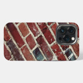 Etui iPhone 13 Pro Texture Cool de mur de briques (Verso Horizontal)