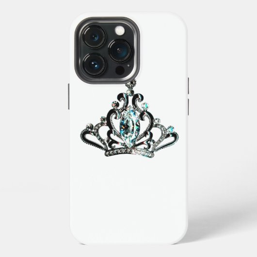 Etui iPhone 13 Pro « Tiara royal » (Dos)