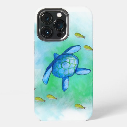 Etui iPhone 13 Pro Tortue de mer (Dos)